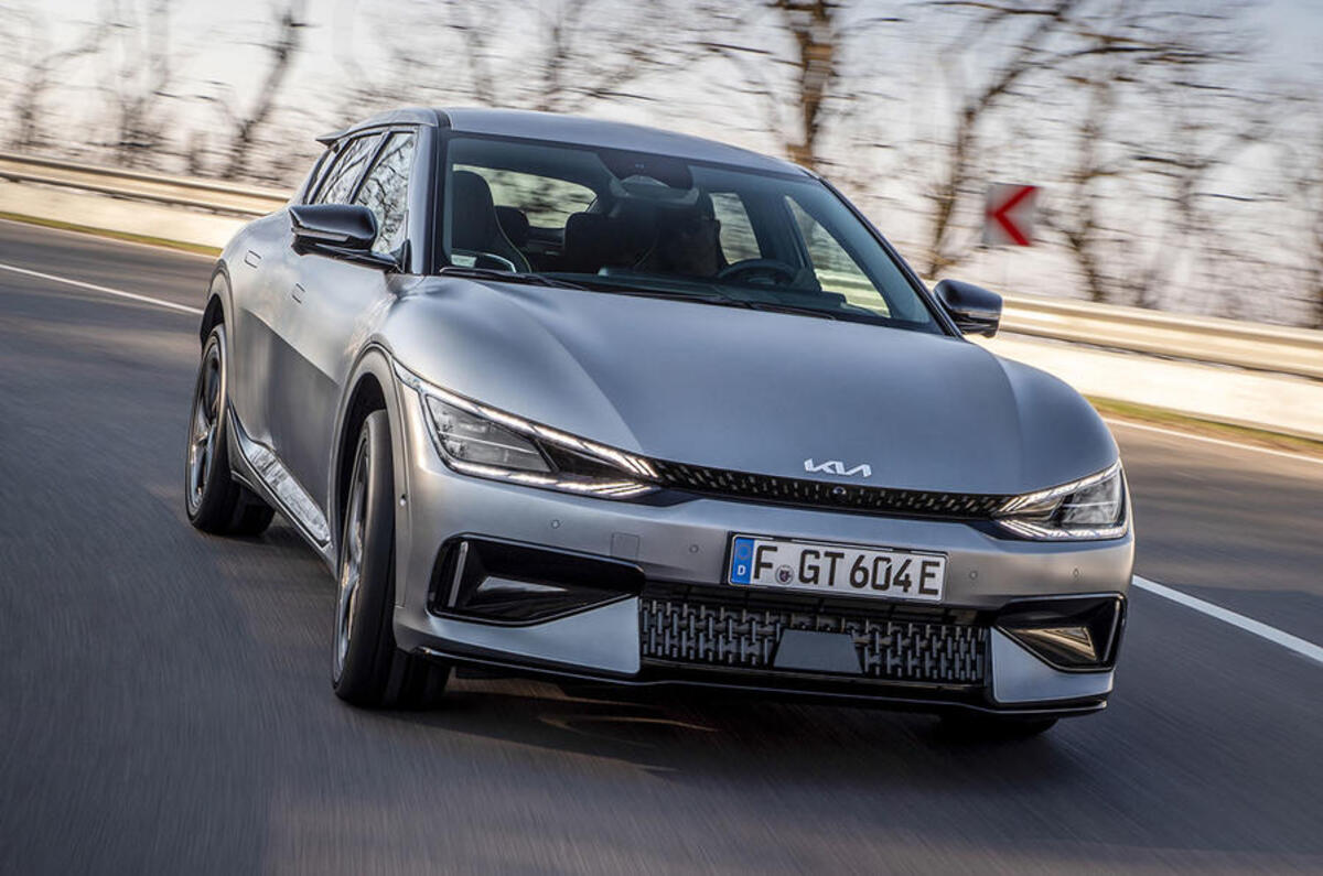 kia ev6 gt 2022 002 tracking front kia ev6 gt 2022 002 tracking front