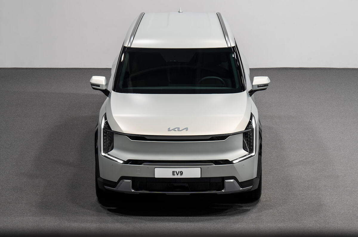 Kia EV9 front raised
