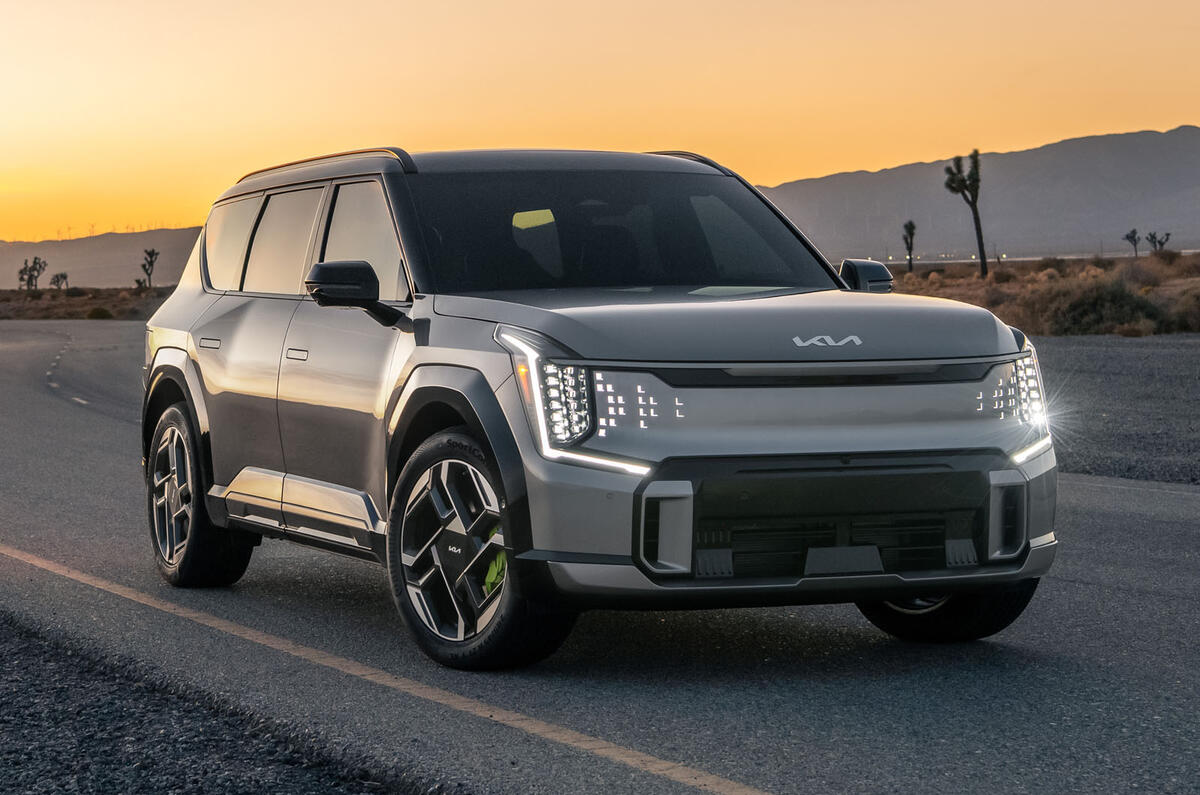 Kia EV9 GT front quarter