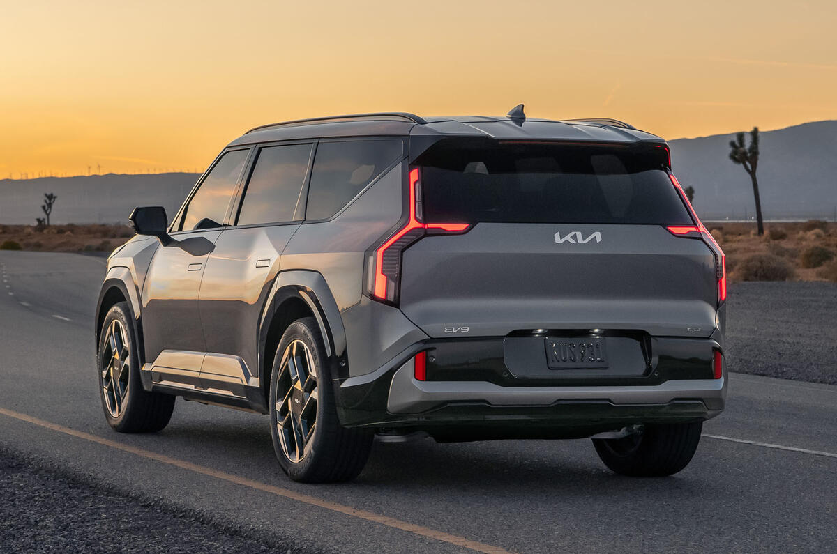 Kia EV9 GT rear quarter