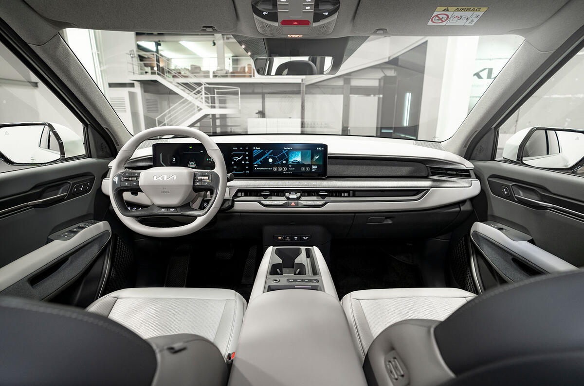 Kia EV9 interior dashboard Kia EV9 interior dashboard