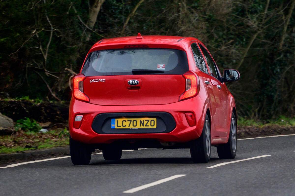 Kia Picanto rear three quarter Kia Picanto rear three quarter