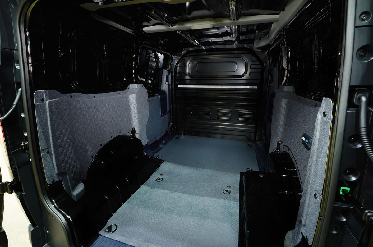 Kia PV5 cargo rear bay Kia PV5 cargo rear bay