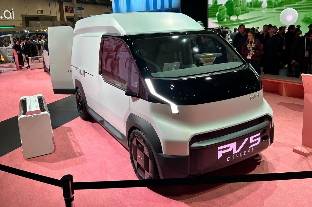 Kia PV5 CES front Kia PV5 CES front