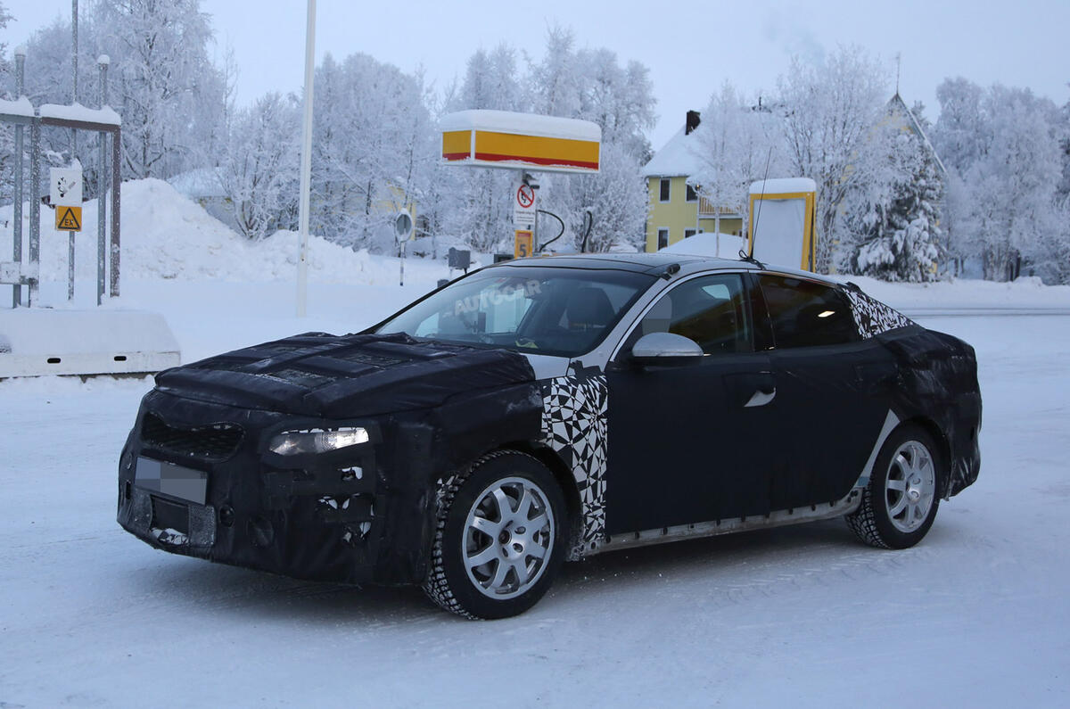 The prototype was undergoing winter testing in Scandinavia The prototype was undergoing winter testing in Scandinavia