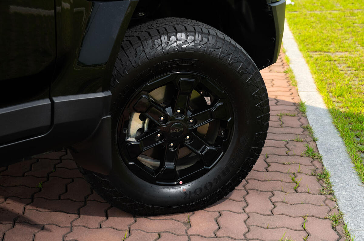 Kia Tasman review 2025 03 wheel Kia Tasman review 2025 03 wheel