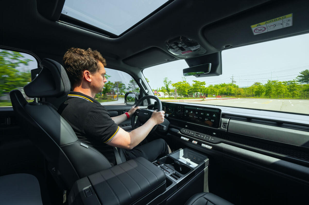 Kia Tasman review 2025 04 driving Kia Tasman review 2025 04 driving