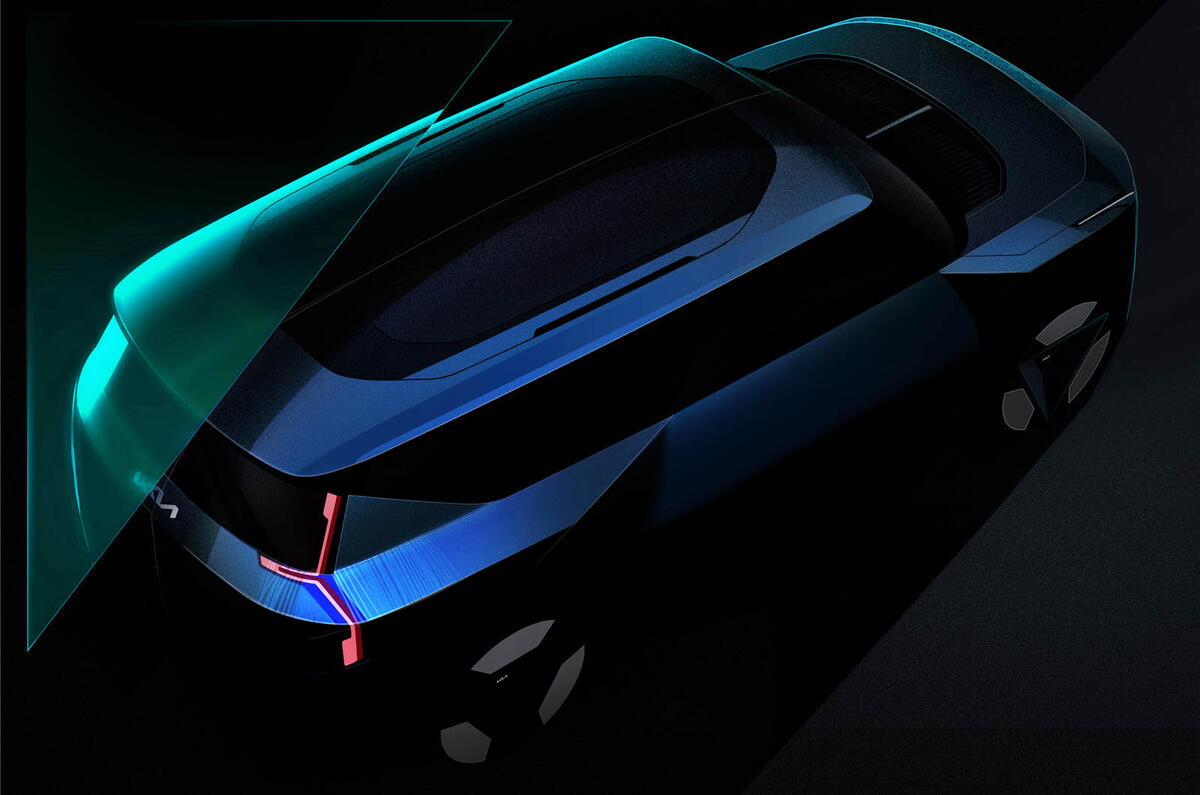 Kia Concept EV9 teaser exterior 1