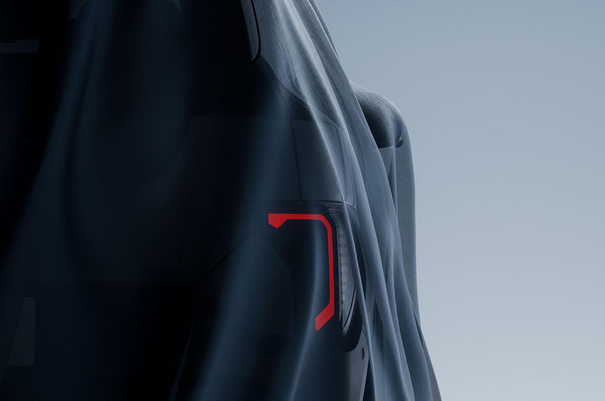 Kia EV2 teaser picture   rear