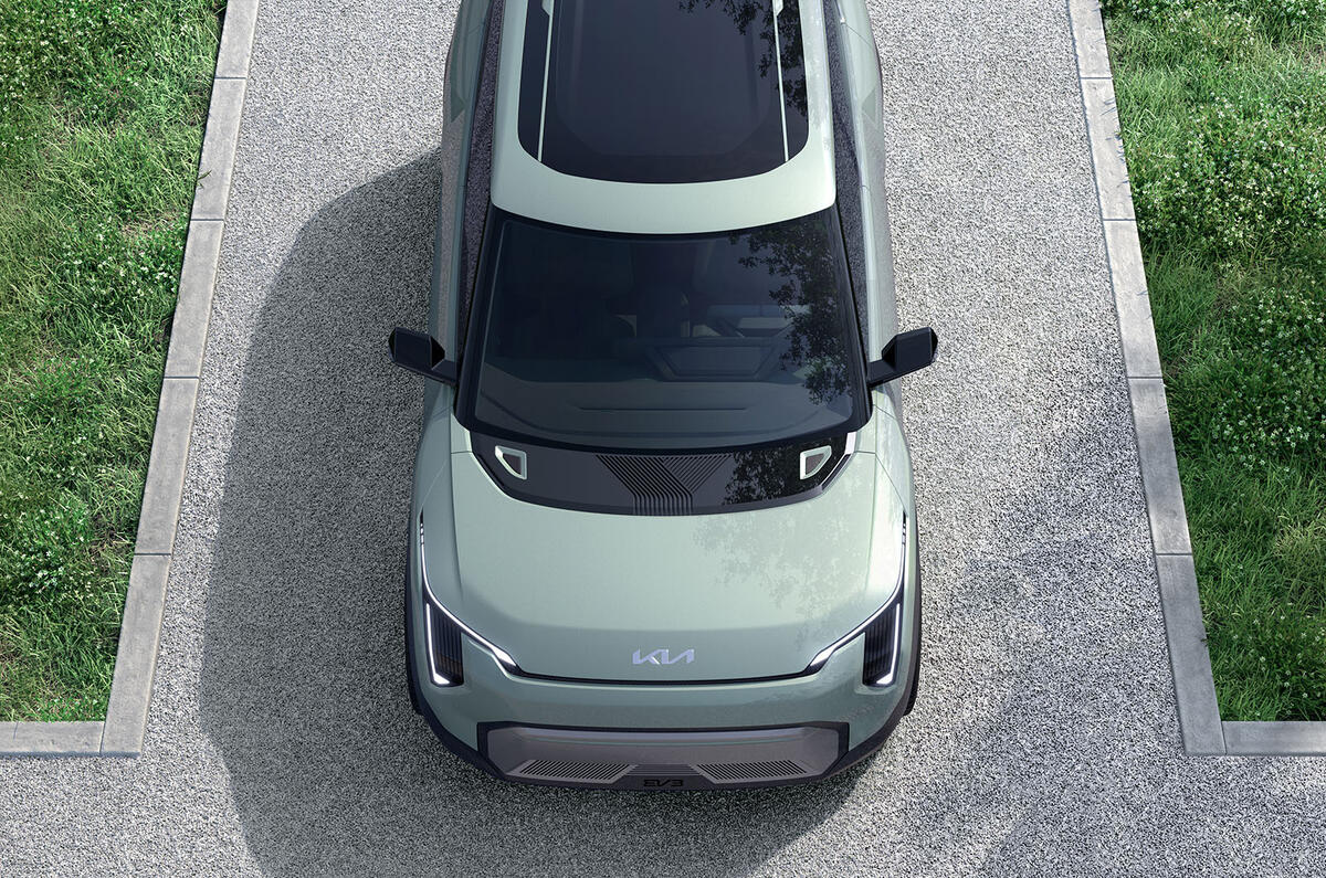 Kia EV3 roof down Kia EV3 roof down