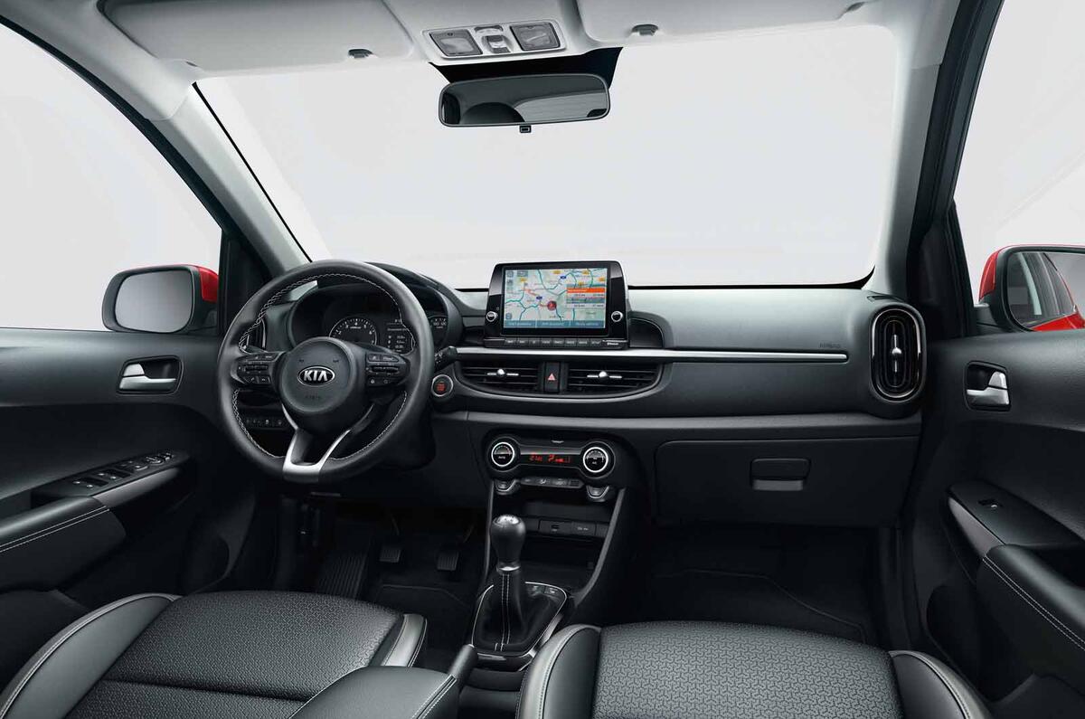 Kia Picanto base model dash