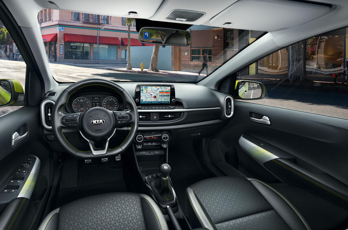 Kia Picanto X-Line interior