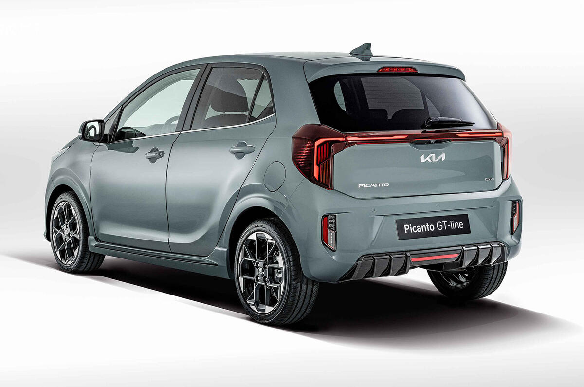Kia Picanto rear three quarter