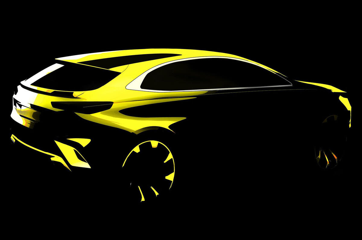 Kia Xceed design sketch 