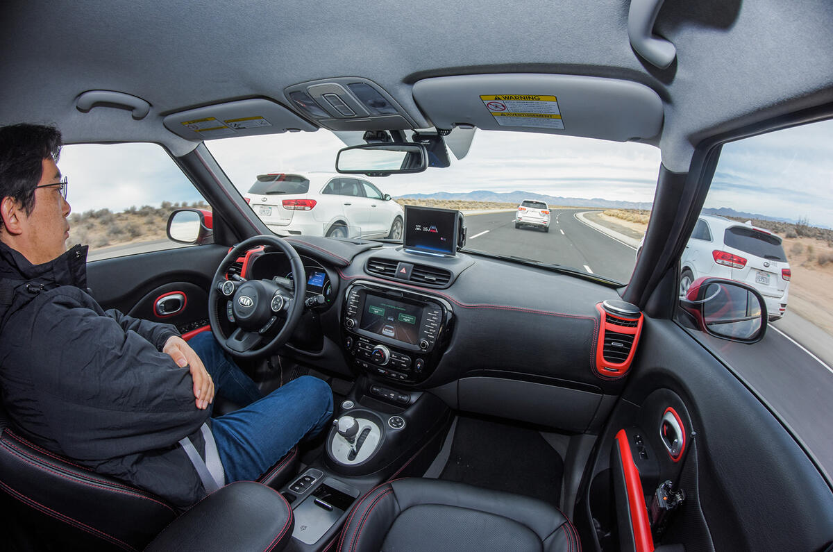 Kia Soul EV autonomous car