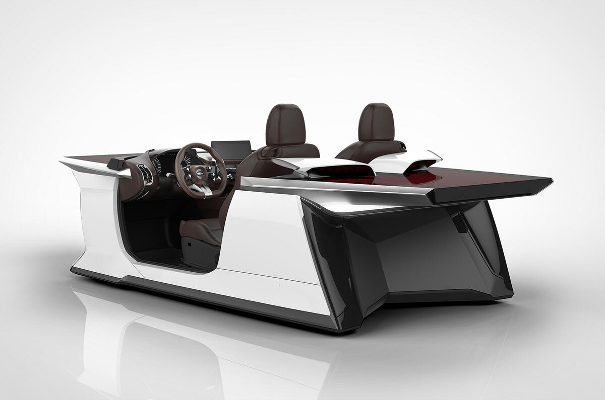 Kia i-cockpit display