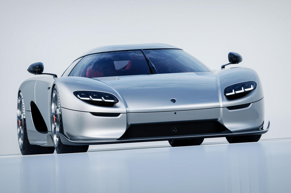 Koenigsegg CC850 studio front three quarters Koenigsegg CC850 studio front three quarters