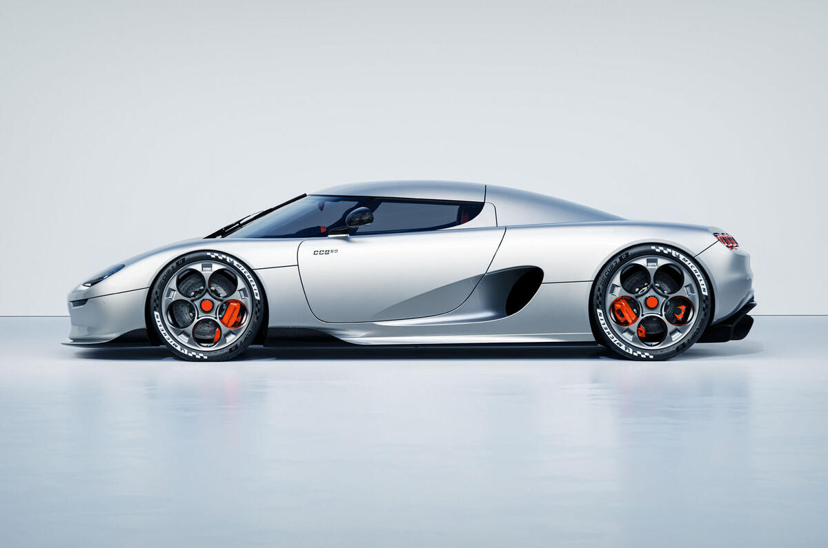 Koenigsegg CC850 studio side profile Koenigsegg CC850 studio side profile