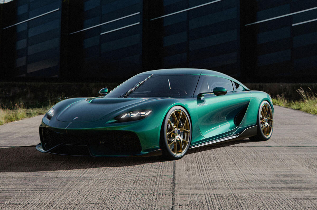 Koenigsegg Gemera 2025 front quarter static