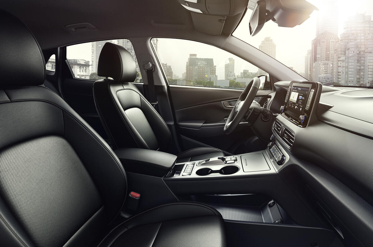 Hyundai Kona Electric gets 292-mile range, 7.6sec to 62mph