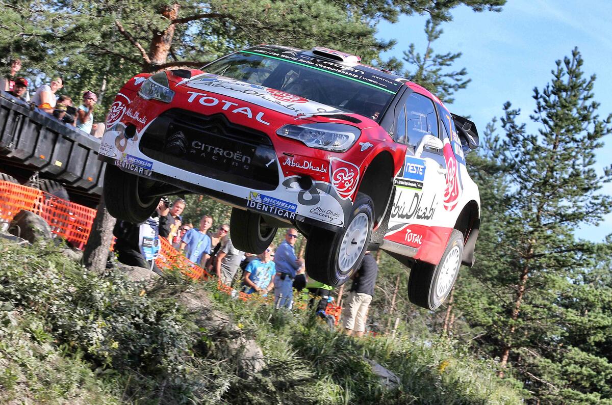 Meeke famously won in Finland in 2016