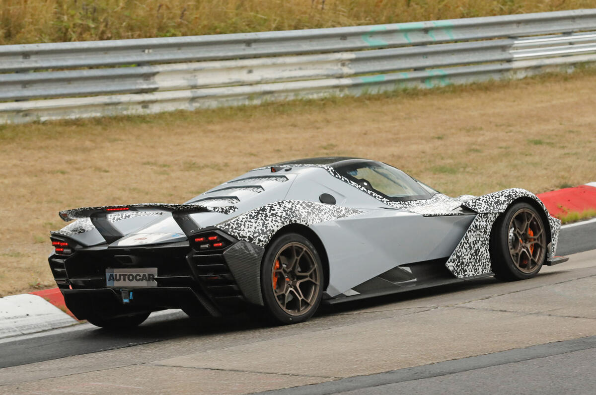 KTM XBow GT2 2022 rear quarter tracking KTM XBow GT2 2022 rear quarter tracking