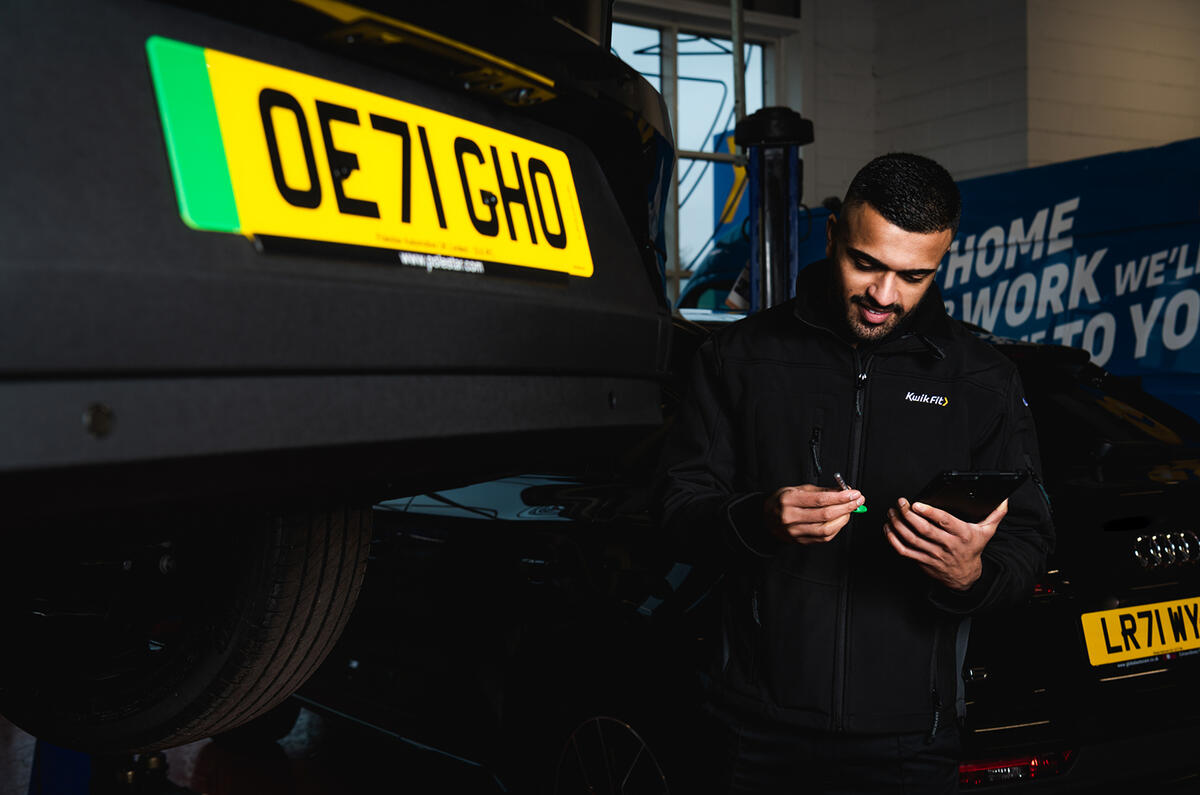 Kwik Fit tyre check