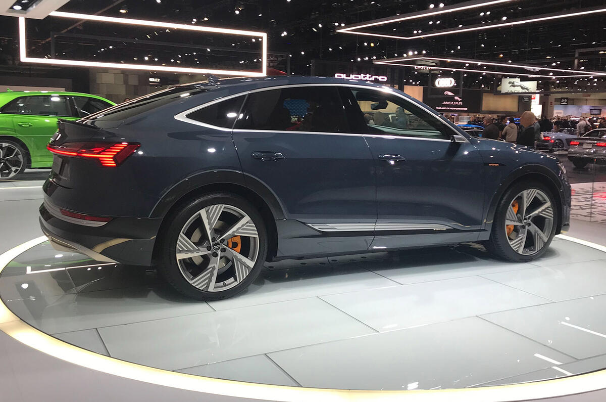 Audi E-tron Sportback LA motor show Audi E-tron Sportback LA motor show