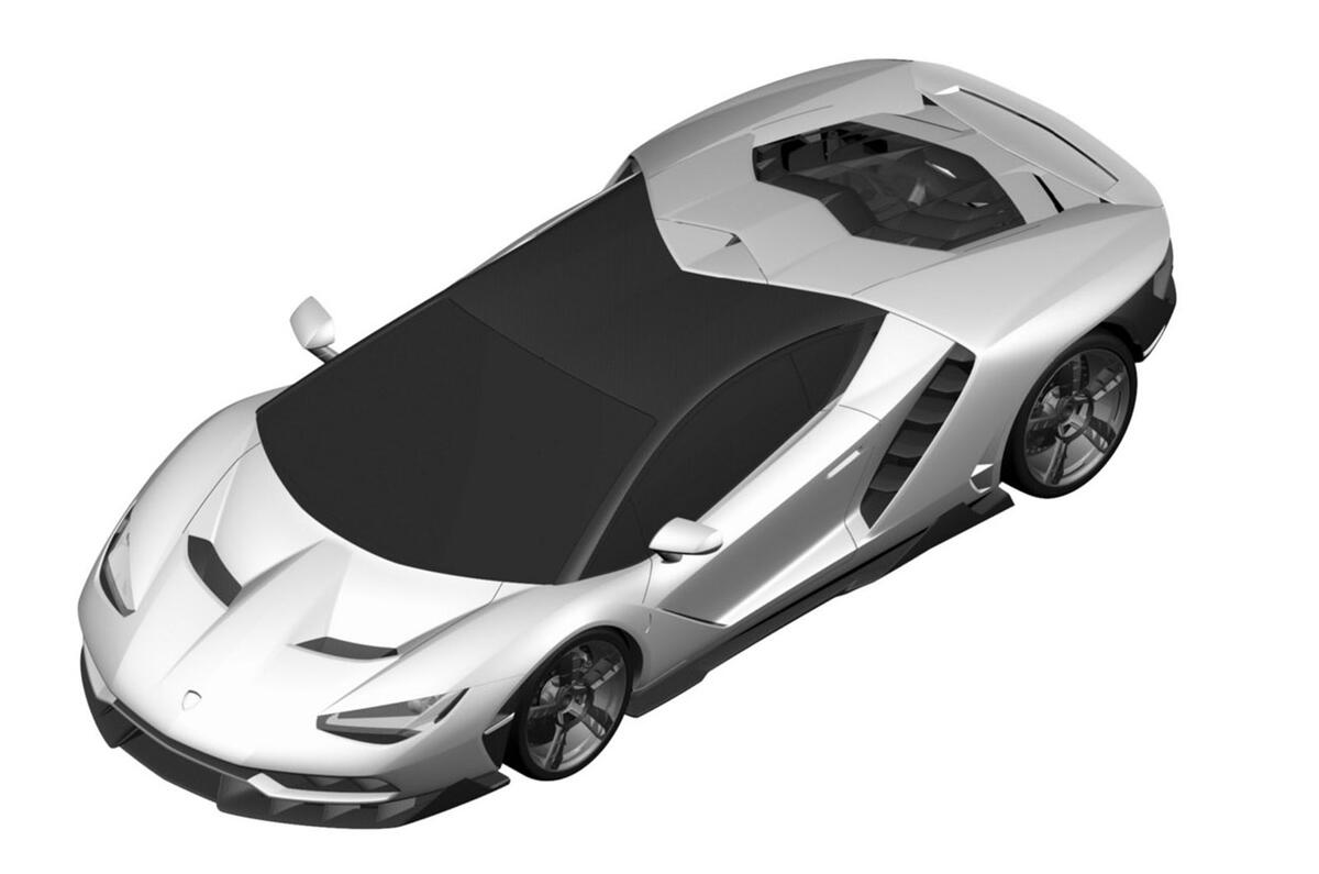 Lamborghini Centenario patent image