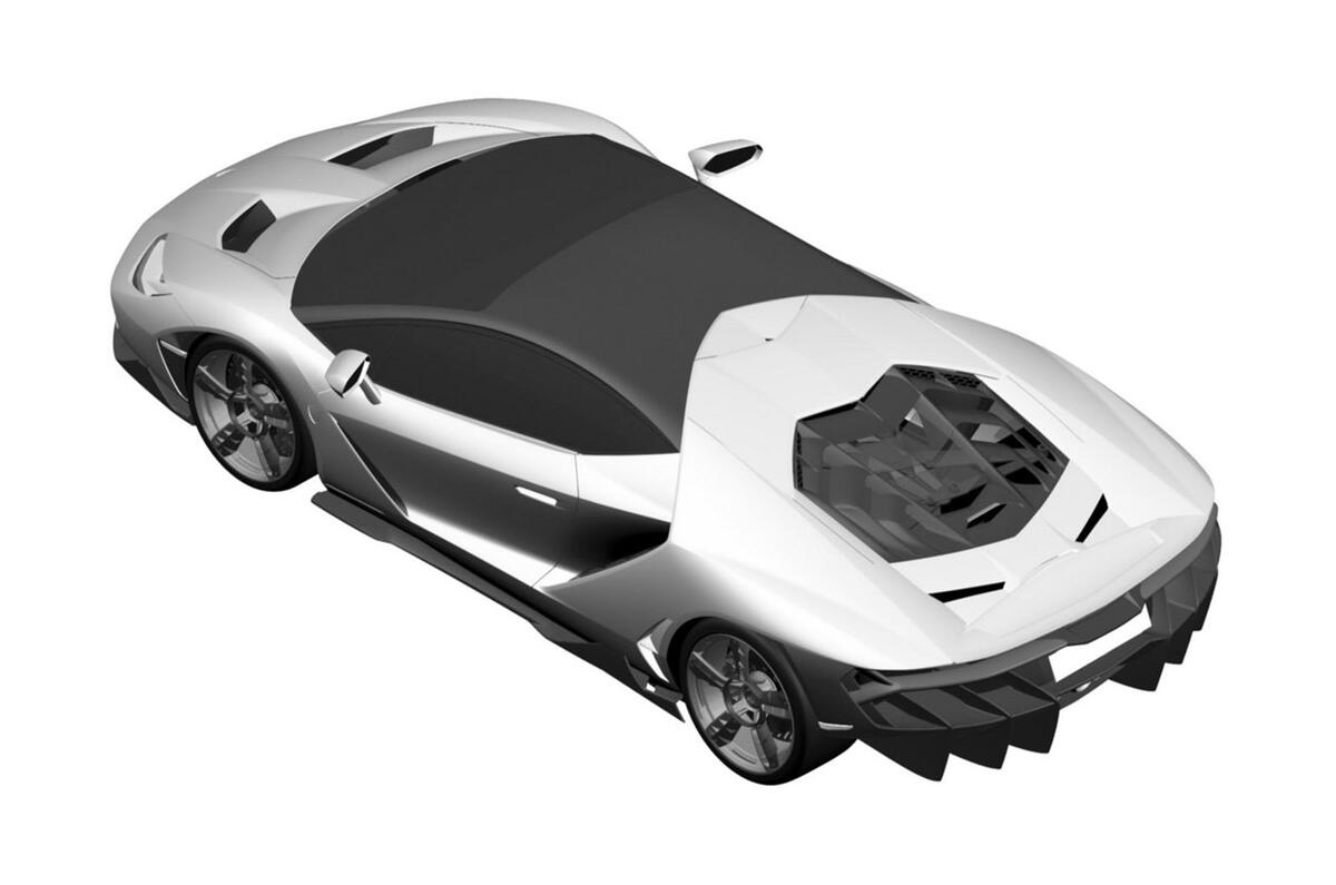 Lamborghini Centenario patent image