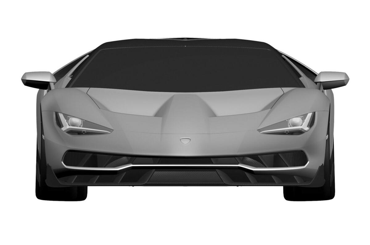 Lamborghini Centenario patent image