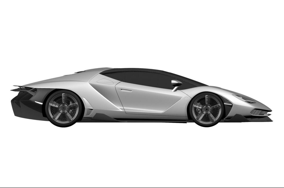 Lamborghini Centenario patent image