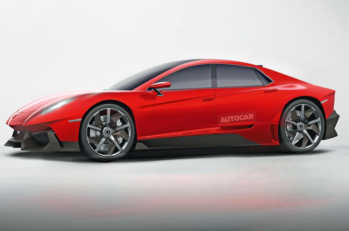 Lamborghini 4-door render