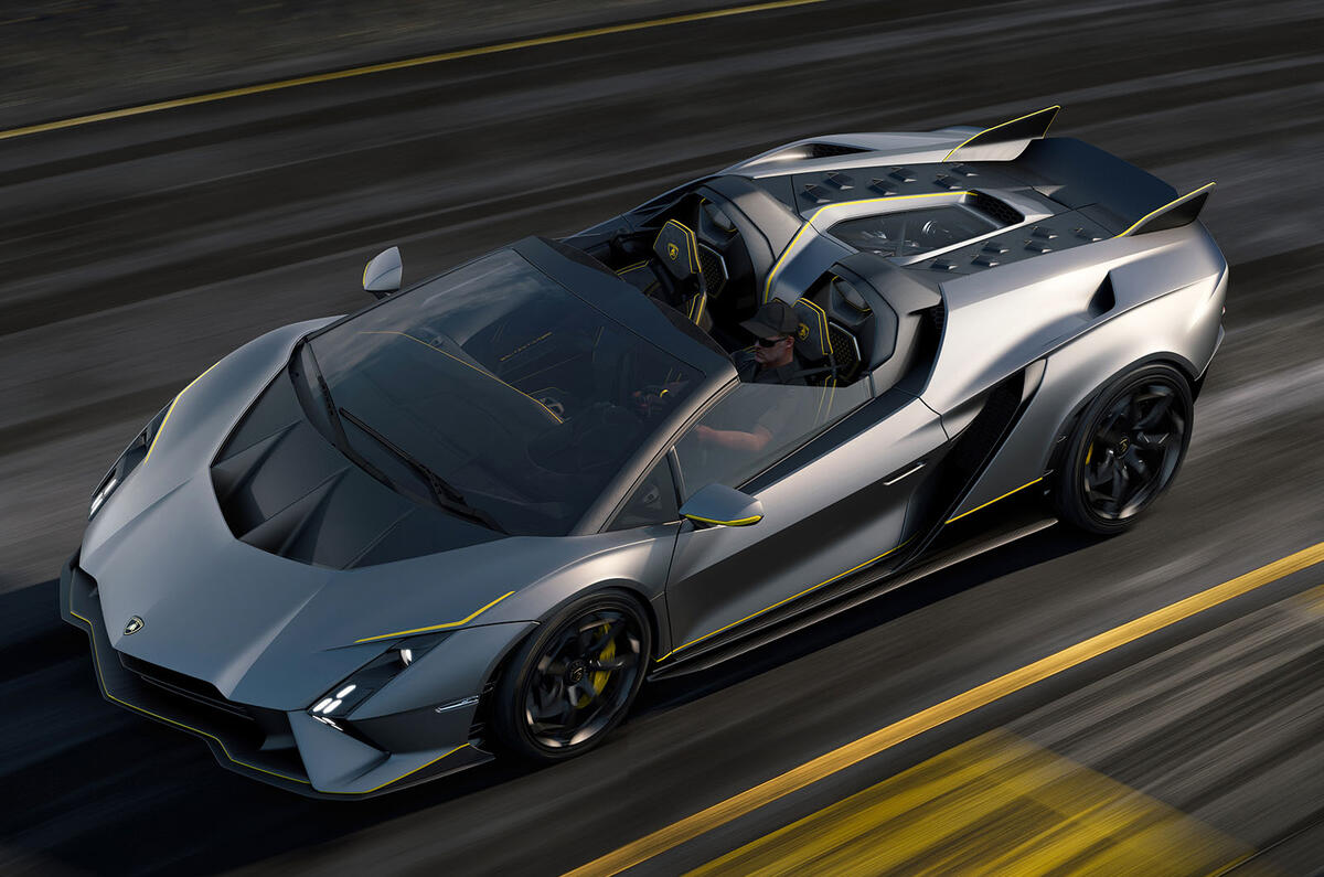 Lamborghini Autentica front roof