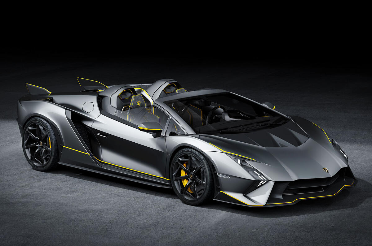 Lamborghini Autentica front three quarter static