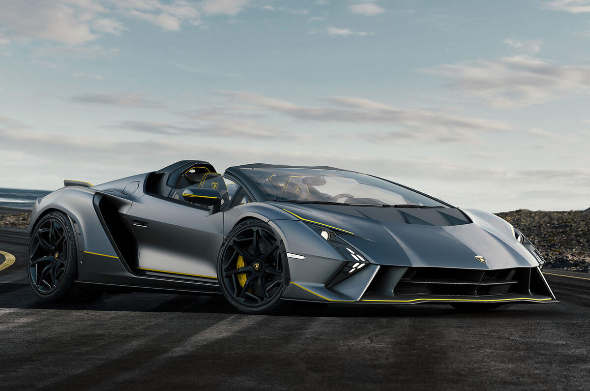 Lamborghini Autentica front three quarter