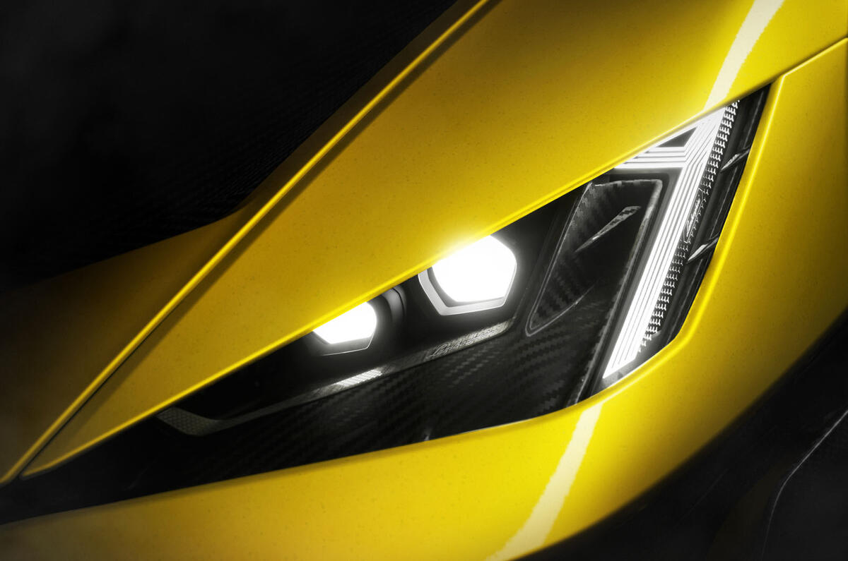 Lamborghini Fenomeno headlight detail Lamborghini Fenomeno headlight detail