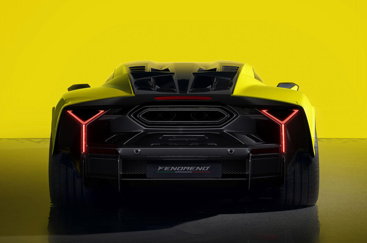 Lamborghini Fenomeno rear Lamborghini Fenomeno rear