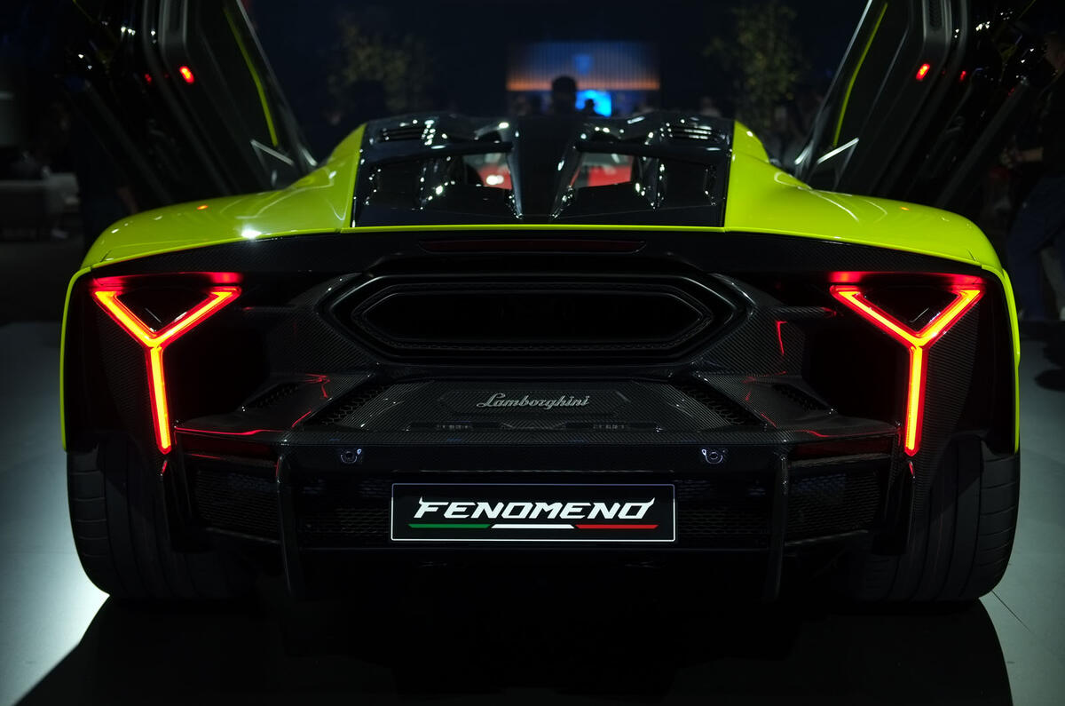 Lamborghini Fenomeno UK rear Lamborghini Fenomeno UK rear