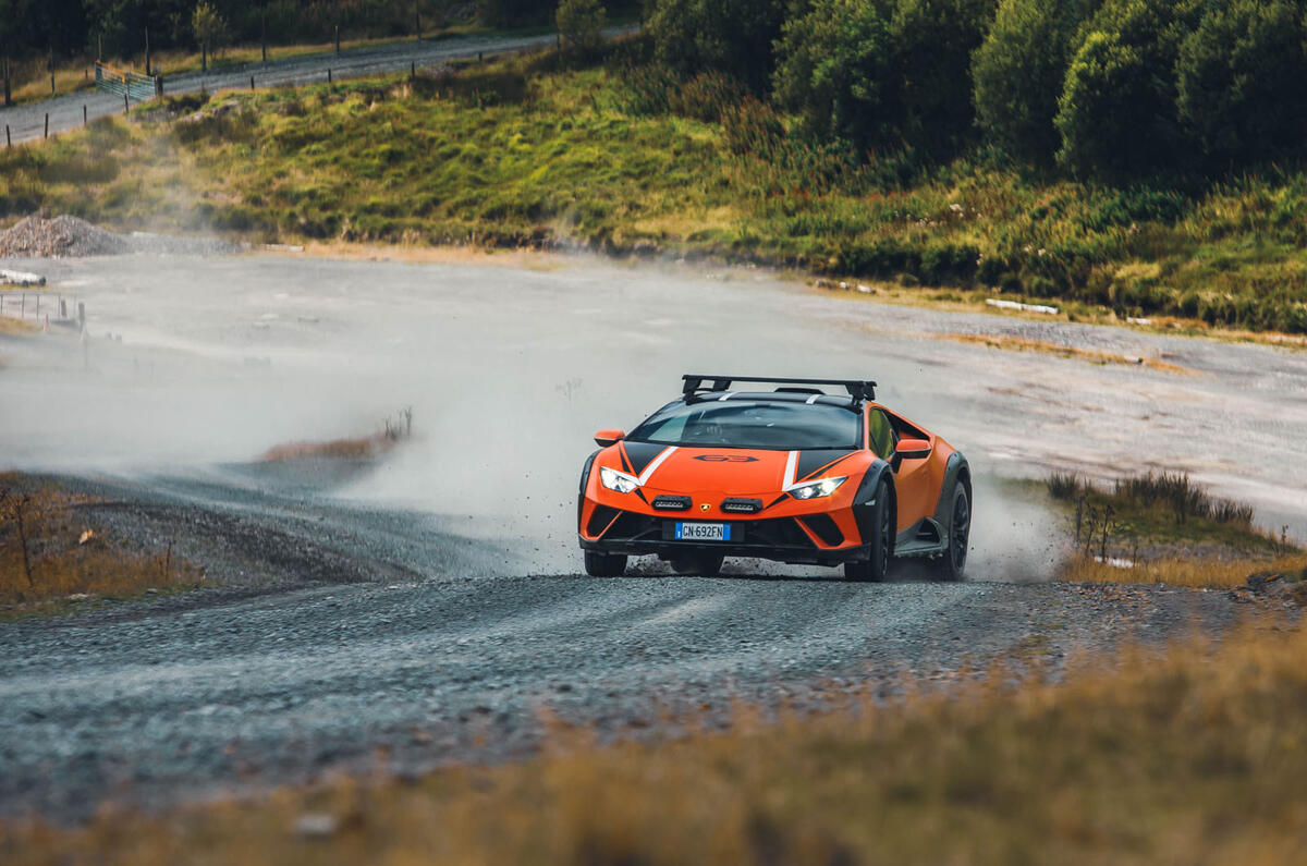 Lamborghini Huracan Sterrato front cornering JH Lamborghini Huracan Sterrato front cornering JH