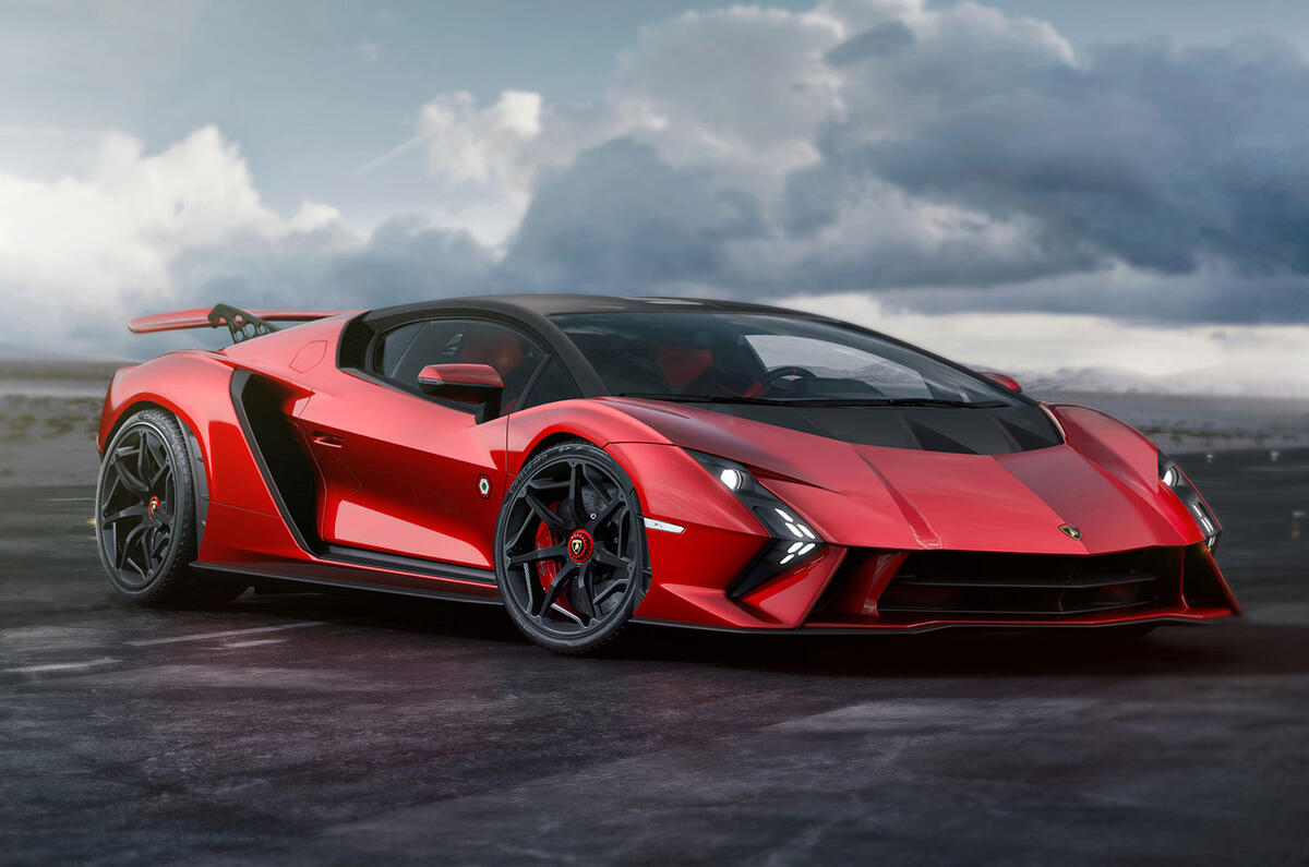 Lamborghini Invencible front three quarter