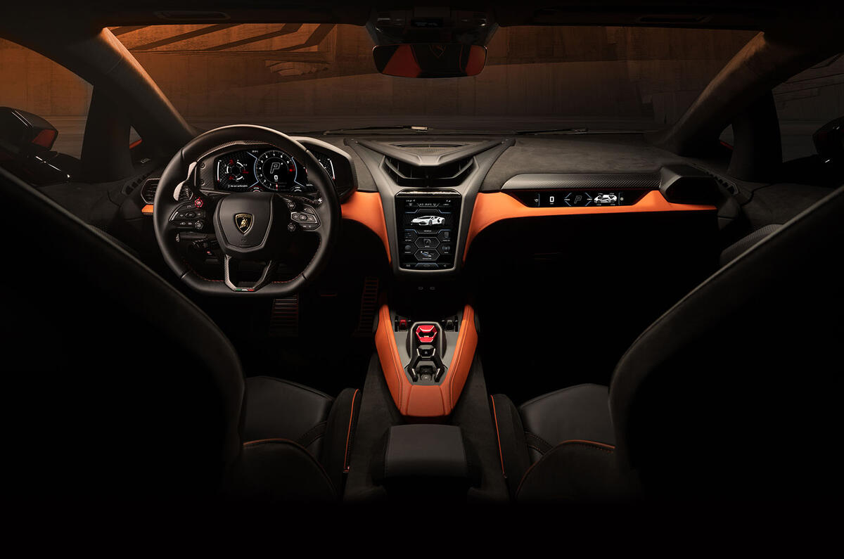 Lamborghini Revuelto dashboard interior Lamborghini Revuelto dashboard interior