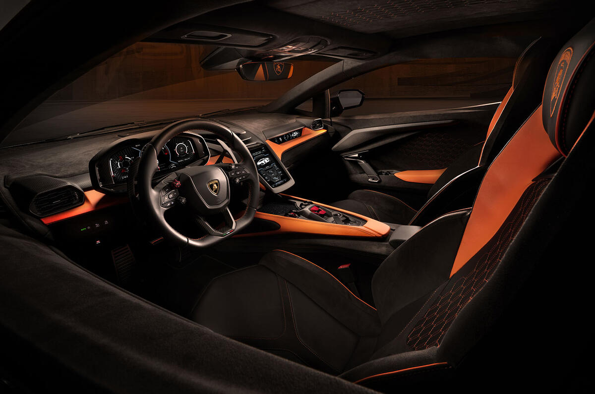 Lamborghini Revuelto interior driver Lamborghini Revuelto interior driver
