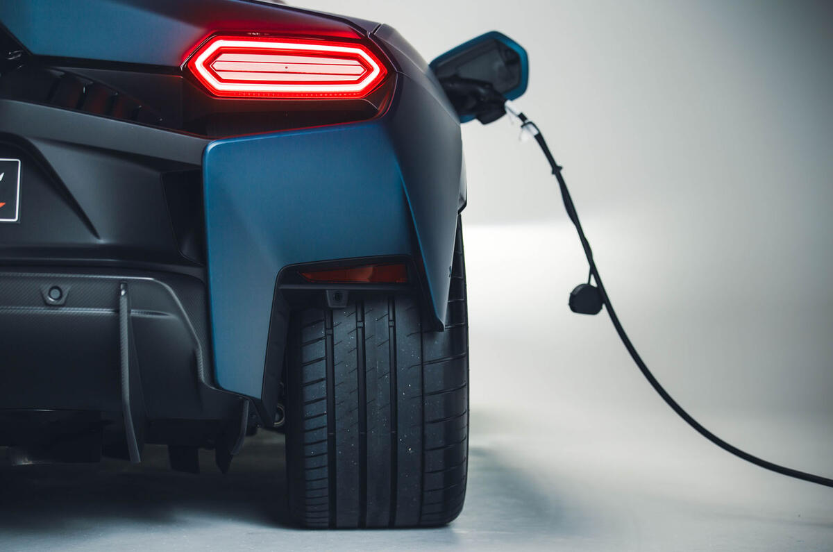 Lamborghini Temerario charging rear