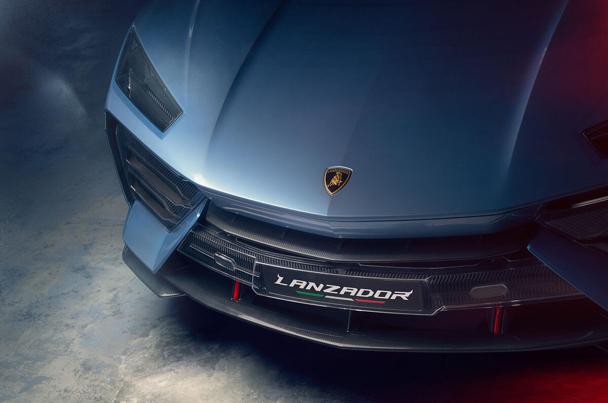 Lamborghini Lanzador Concept bonnet  Lamborghini Lanzador Concept bonnet