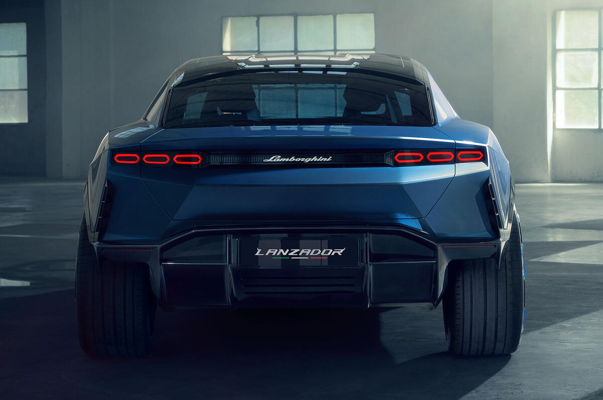 Lamborghini Lanzador Concept rear Lamborghini Lanzador Concept rear