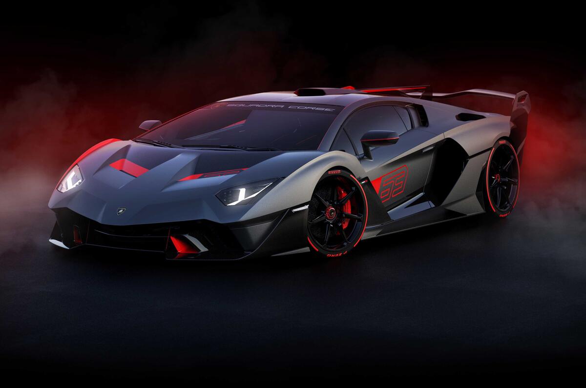 Lamborghini SC18 front three-quarters