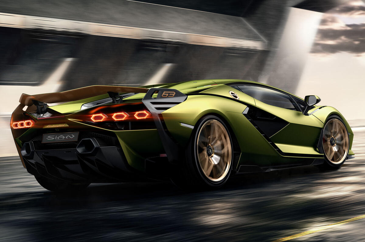 Lamborghini Sian reveal images - rear