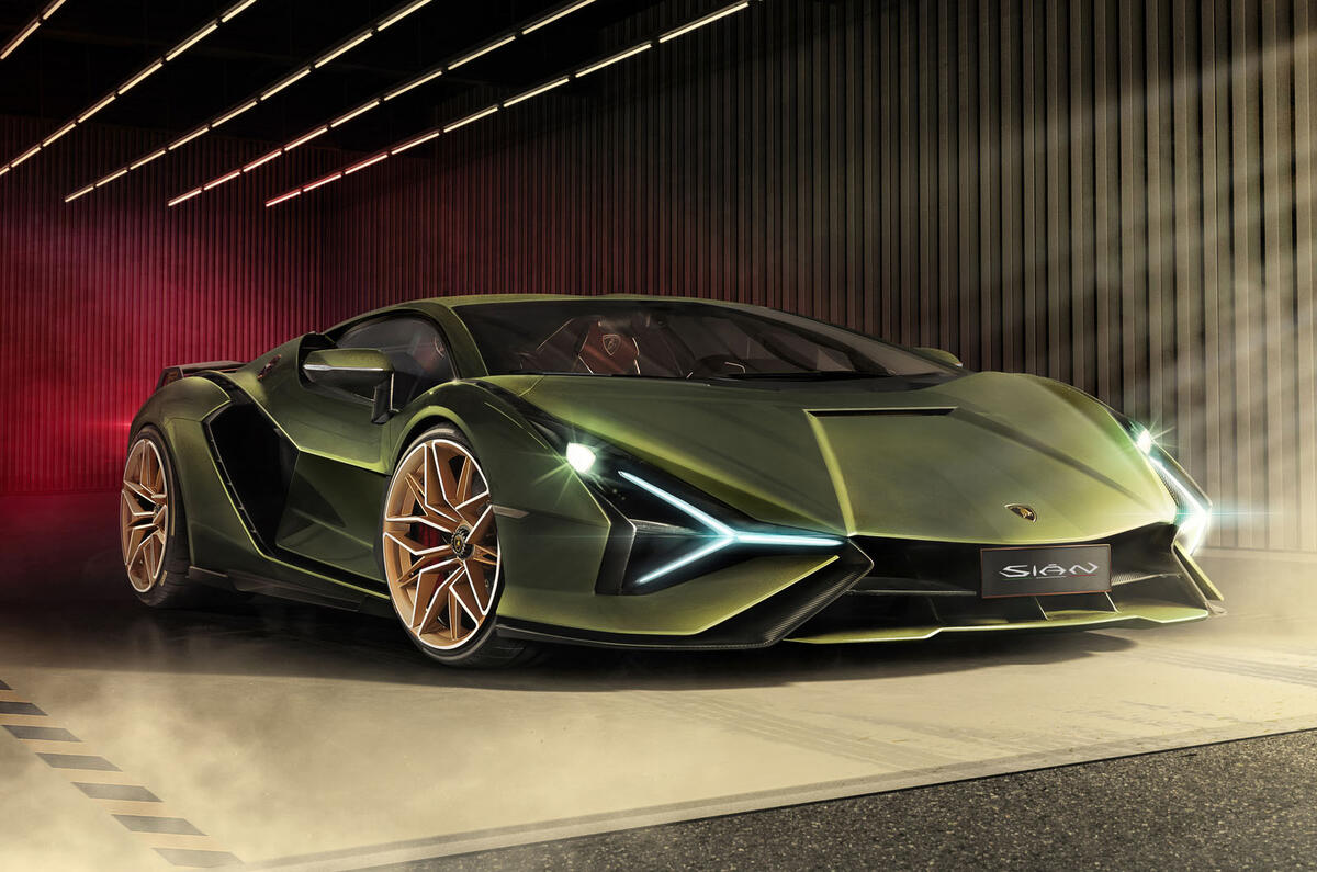 Lamborghini Sian reveal images - static front