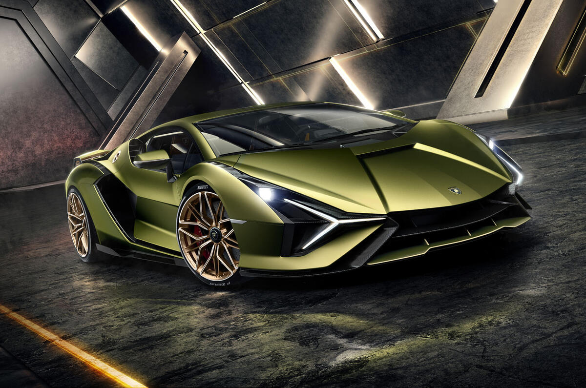 Lamborghini Sian reveal images - static front